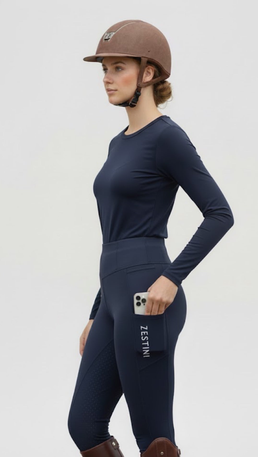 Conjunto leggings zestini + blusa navy